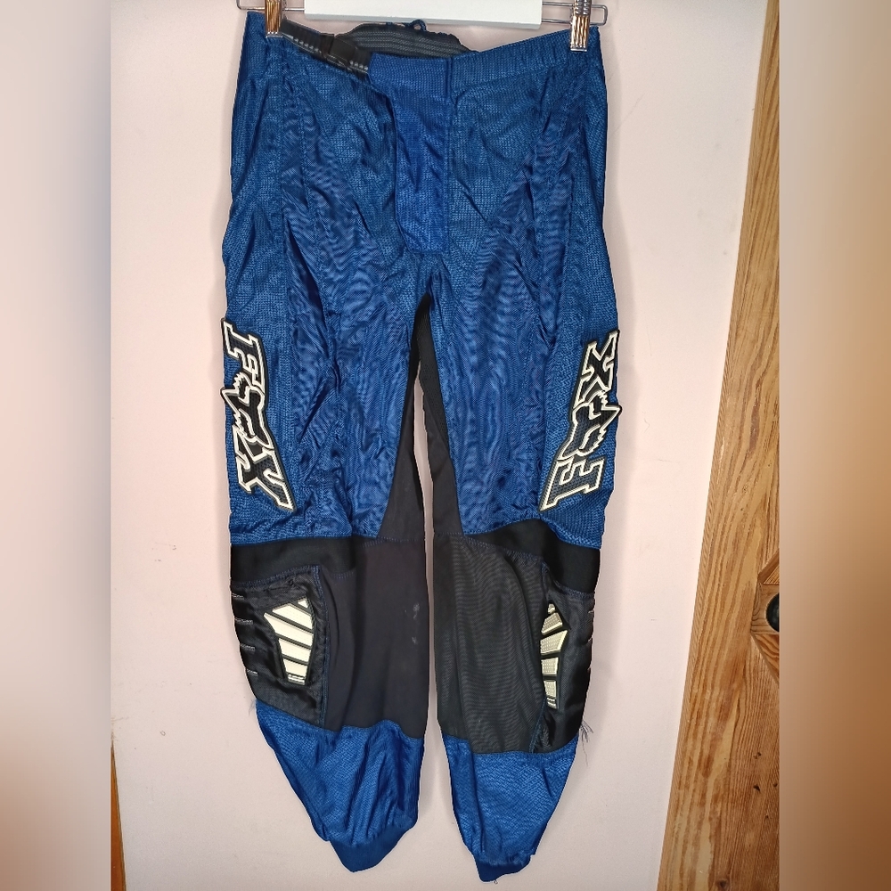 Fox Racing Blue and Black Motocross Pants